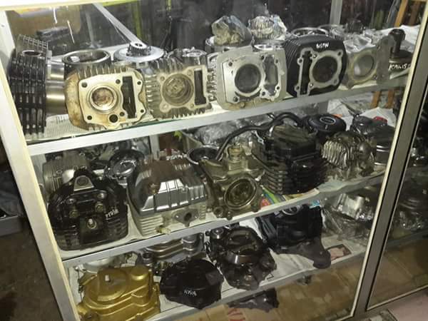 Spare part mesin sepeda motor murah: BLOK DAN HEAD COPOTAN 