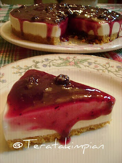 TERATAK IMPIAN -: :-: Blueberry Chilled Cheese Cake