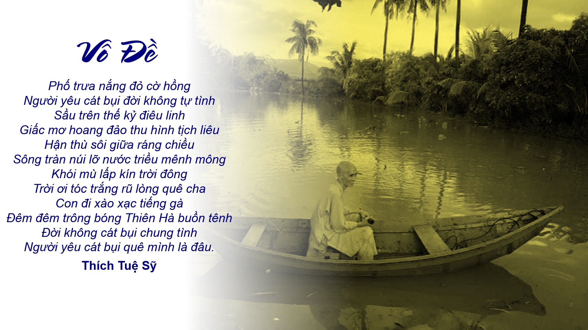 Vô Đề - Thơ Thích Tuệ Sỹ