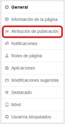 Publicaciones en fanpage con perfil personal - configuración, categorías