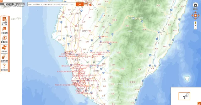高雄市都市計畫地理資訊 高雄市都市計畫地理資訊介面-EricZhang