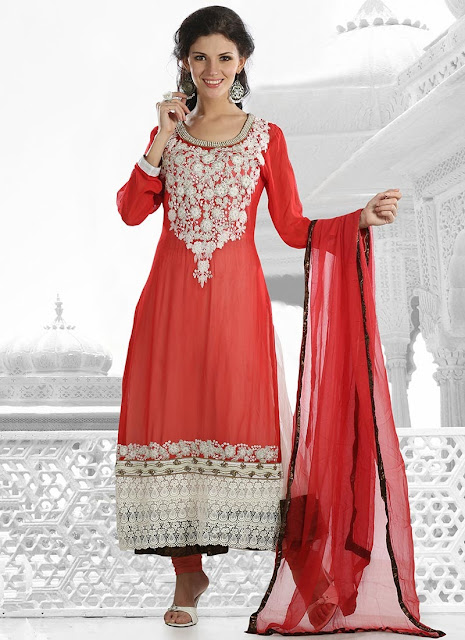 Indian Anarkali Suits Designs For Women 2013