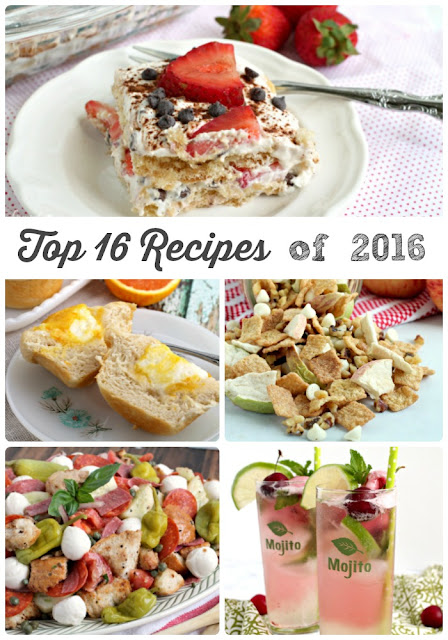 Looking for recipe inspiration in the new year? These are the Top 16 Recipes of 2016 on Frugal Foodie Mama as clicked on, pinned, and shared by you.