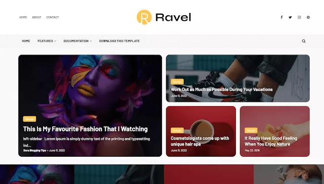 Ravel v1.0 - Free Responsive Tech Blogger Theme