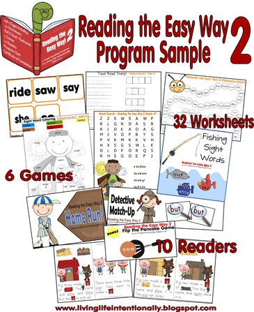 Reading the Easy Way Sample Image