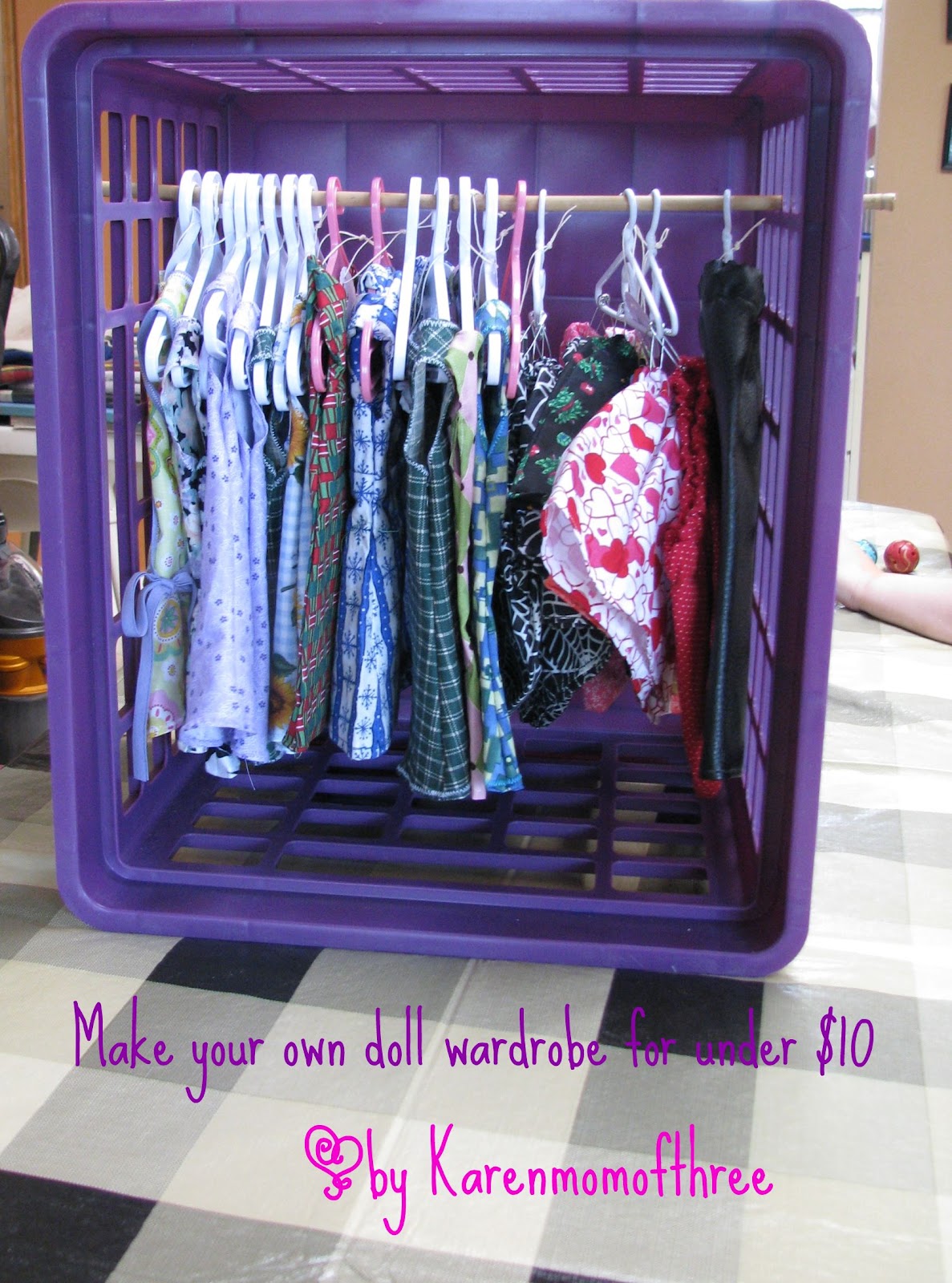 Karen Mom of Three's Craft Blog: Make your own Doll ...