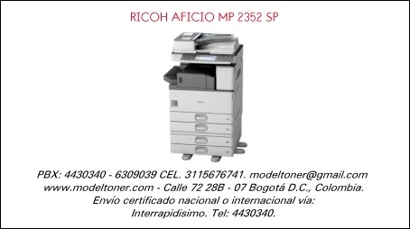 RICOH AFICIO MP 2352 SP