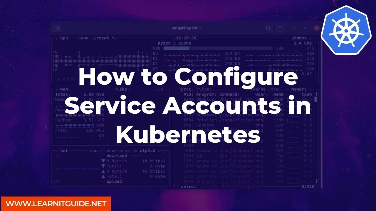 How to Configure Service Accounts in Kubernetes