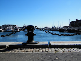 promenade le long du port de Boston
