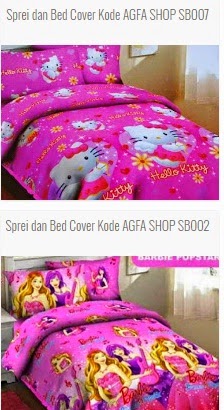 Sprei dan Bed Cover Motif Kartun Anak