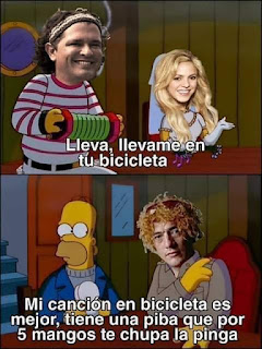 Meme de humor canciones de Bicicletas