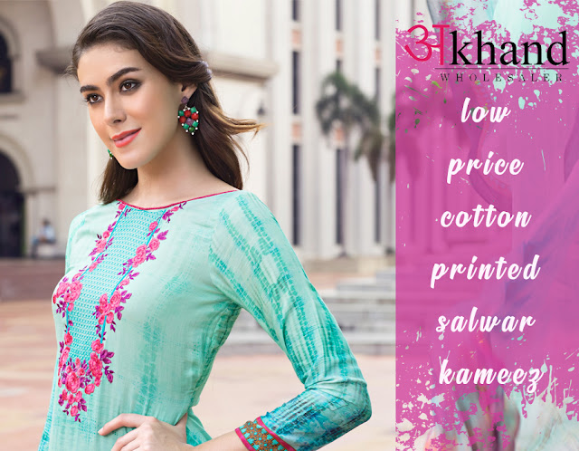 cotton printed salwar kameez