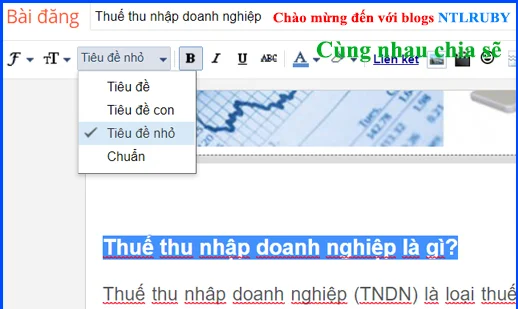 tạo Mục Lục cho bài viết trong Blogspot