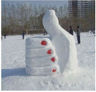 Snow sculptures, snowmen, snowman ideas, snow fun, snowy day, snow play