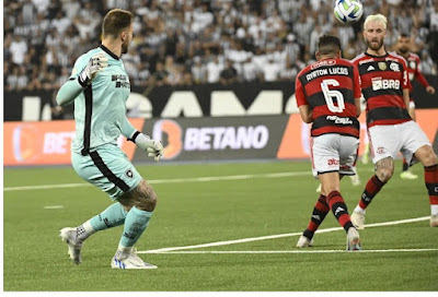 Flamengo vence o Botafogo por 2 x 1