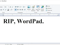 WordPad is finally saying goodbye.