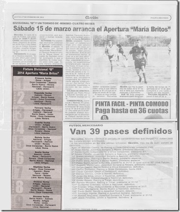 COMIENZO DE LA DIVISIONAL B 001