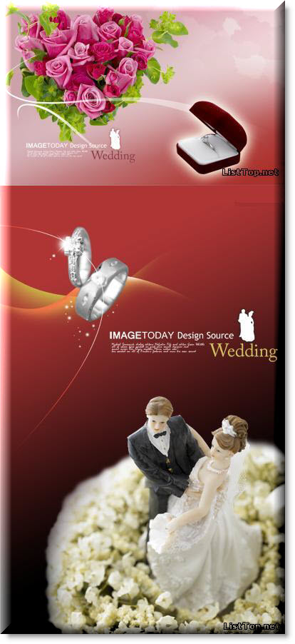 Wedding PSD Templates 3 2 PSD 4000 2600 300 dpi 415 b Download