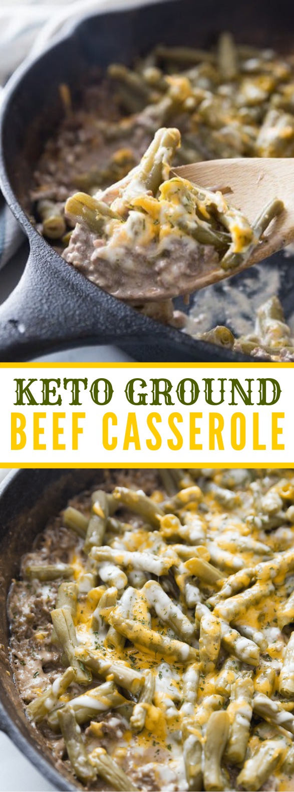 KETO GROUND BEEF CASSEROLE: PERFECT COMFORT DISH #lowcarb #hearty