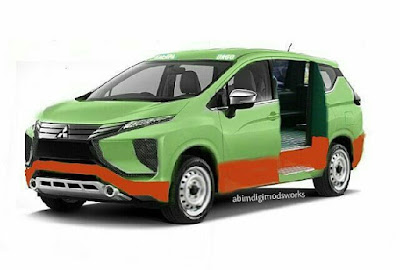 Mitsubishi Expander menjadi armada angkot