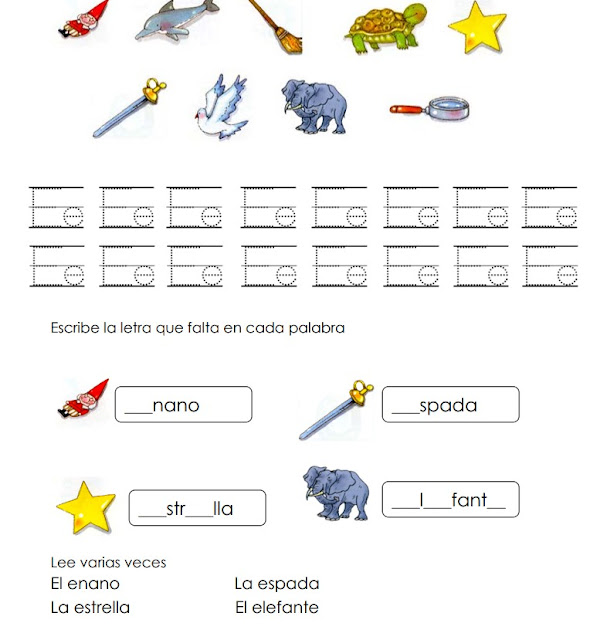 Cartilla Aprendiendo a Leer del 1° grado primaria