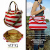 Nautical Carriole, Red/White