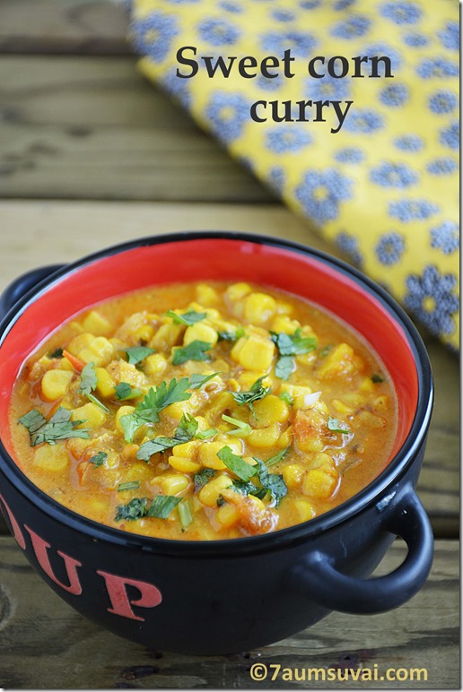 Sweet corn curry 