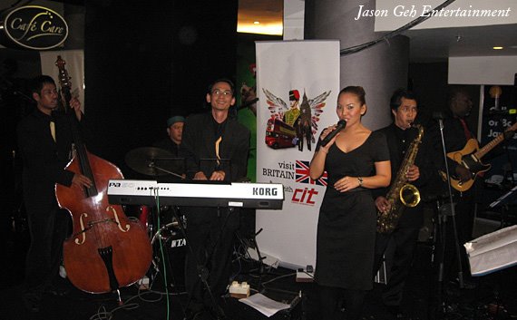 Jazz Band Performance at James Bond function