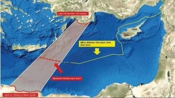 Οι Τούρκοι κατέθεσαν -μονομερώς- στον ΟΗΕ συντεταγμένες για ΑΟΖ που καλύπτουν την Ελληνική υφαλοκρηπίδα με βάση το παράνομο Τουρκο-λιβυκό Σύμφωνο! Σβήνουν προκλητικά από τον χάρτη νησιά του Αιγαίου και την Κύπρο!