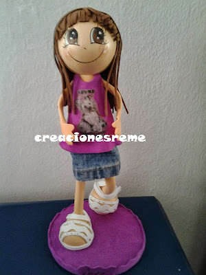 fofucha-creacionesreme-personalizadas-foami –perrito-muñecas artesanas-alcala de henares -fofuchas-medico-bailarina-escenario-alcala de henares-CASCO -MOTO