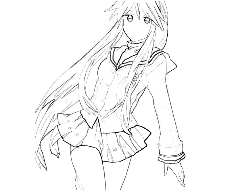 printable-clannad-tomoyo-sakagami-funny_coloring-pages