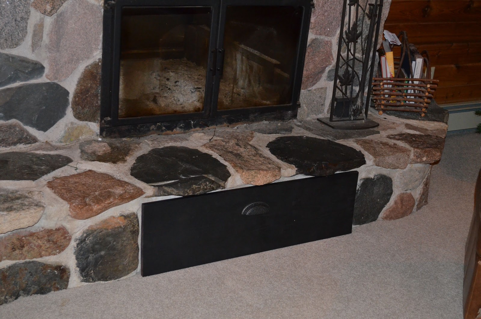 Fireplace covers insulation