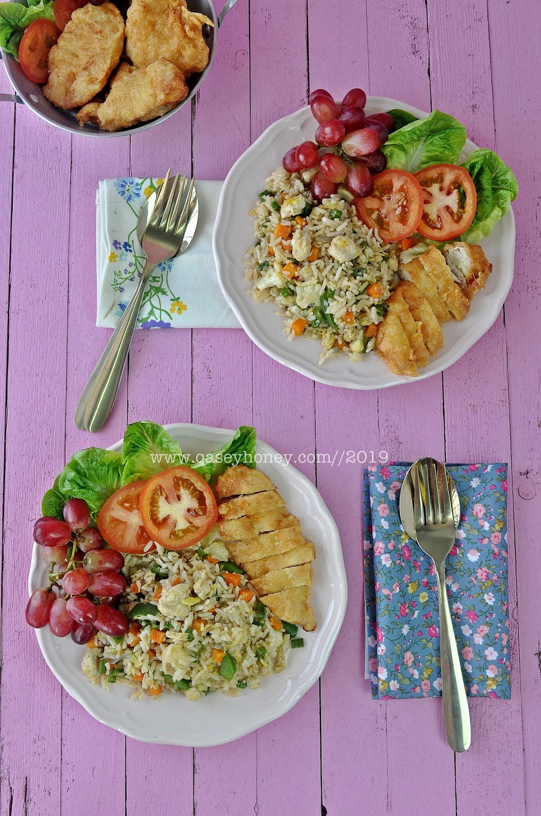 NASI GORENG AYAM YANG MUDAHGUNA PERENCAH JEK JOM CUBA 