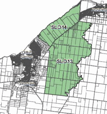 Clifton Springs and Drysdale Significant Landscape overlay map