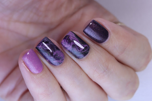 Zoya Enamored Smoosh Nail Art