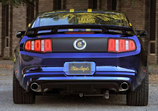 backside view of Ford Mustang GT Blue Angels Edition photo