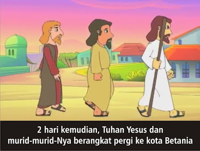 Komik Alkitab Anak: Tuhan Yesus Membangkitkan Lazarus