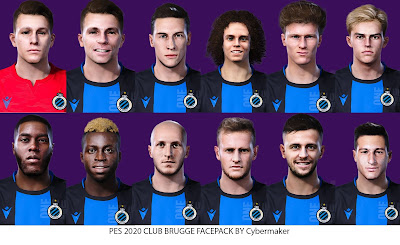 PES 2020 Club Brugge Facepack by Cybermaker