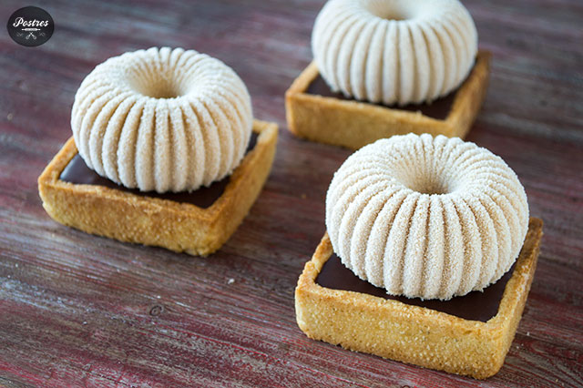 Tartaletas de Toffee y Café con Ganache de Whisky de Malta y Canela Tostada