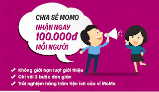 Hướng dẫn kiếm 100k với ví điện tử Momo