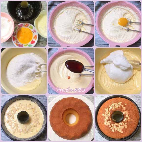 Resep Vanilla Almond Butter Cake Super Moist, Rich dan Harum Banget Tanpa Baking Powder
