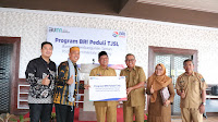 Bupati Soppeng Terima Bantuan Pembangunan Taman RSUD La Temmamala Soppeng melalui  Program BRI Peduli TJSL 