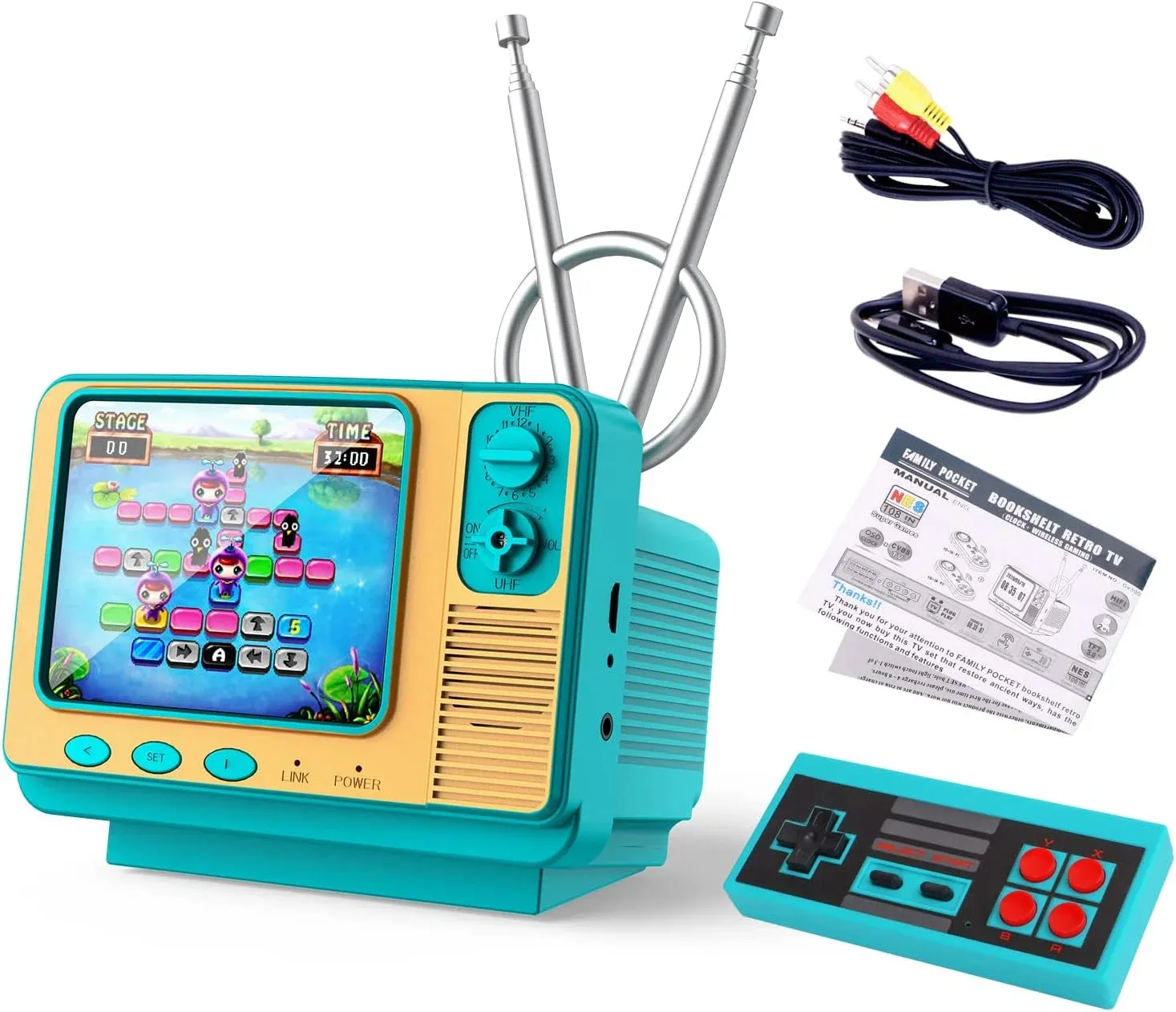 Retro Video Games Console for Kids Adults Built
