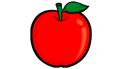 red apple fruits clipart