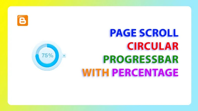 How To Create a Scroll-Based Progress Bar with-Percentage | iong.in