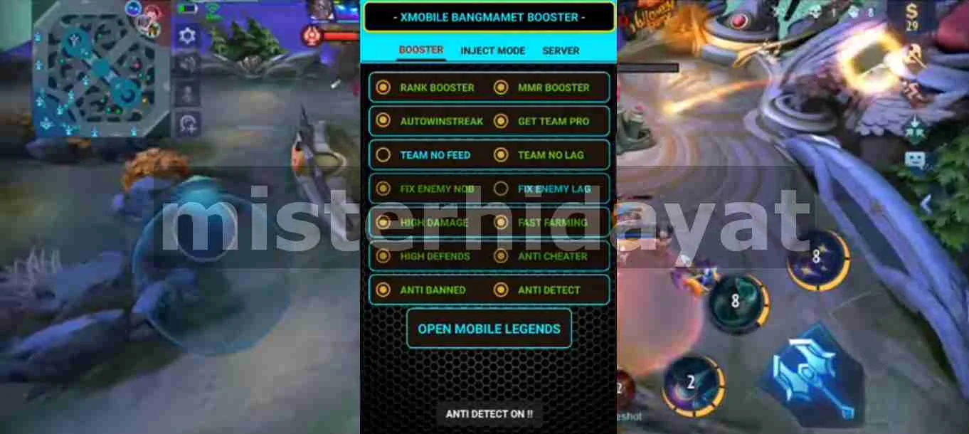 Rank Booster Apk Patch Terbaru| Auto Winstreak, Inject Mode, All Server