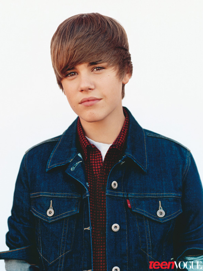 Justin Bieber Teen Vogue October 2010 Magazine Cover