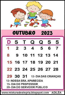 Calendário de 2023 ilustrado