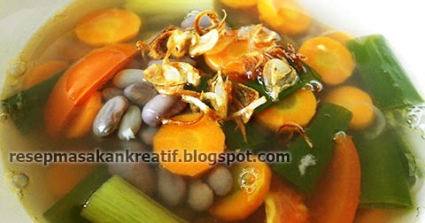 RESEP SUP KACANG MERAH GURIH TANPA DAGING - Aneka Resep 