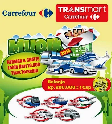 Cara Daftar Mudik Gratis 2015 dari Carrefour